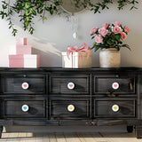 QIMGIC Valentines Cabinet Knobs Covers - 15pcs Valentine’s Day Cabinet Handle Covers Decorative, Sweet Conversation Heart Silicone Drawer Door Dresser Closet Pull Knob for Home Office Kitchen Bedroom
