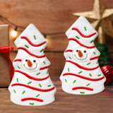 Qimgic Christmas Elves Doll Clothes - Christmas Fairy Dolls Clothing Costume Accessories, Xmas Eve Tree Cake Dress Clothes 16 - 18 inch Doll Outfit Decoration for Winter Party (2 Piece)