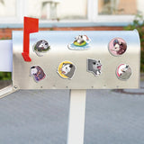 Qimgic Possum Fridge Magnets Decorations - 30pcs Opossum Door Car Magnetic Refrigerator Decor for Home Kitchen, Funny Animal Possum Magnetic Sticker for Kids Adult Gift Mailbox Locker Bumper