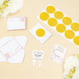 Qimgic Mini Tooth Receipt Set - 20 Set Pink Tooth Cards with Envelope and Fairy Letter for Kids, Lost Teeth Certificate Keepsake Postmark Gift Bag with Seal Stickers for Girls Boys Home School Award