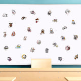 Qimgic Possum Fridge Magnets Decorations - 30pcs Opossum Door Car Magnetic Refrigerator Decor for Home Kitchen, Funny Animal Possum Magnetic Sticker for Kids Adult Gift Mailbox Locker Bumper