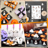 Qimgic Halloween Ghost Dog Stickers - 2 Rolls 1000pcs Cute Dogs Halloween Party Trick or Treat Vinyl Sticker Decoration, Funny Pet Decal Label Decor Supplies for Women Men Cup Scrapbook Bottle Laptop